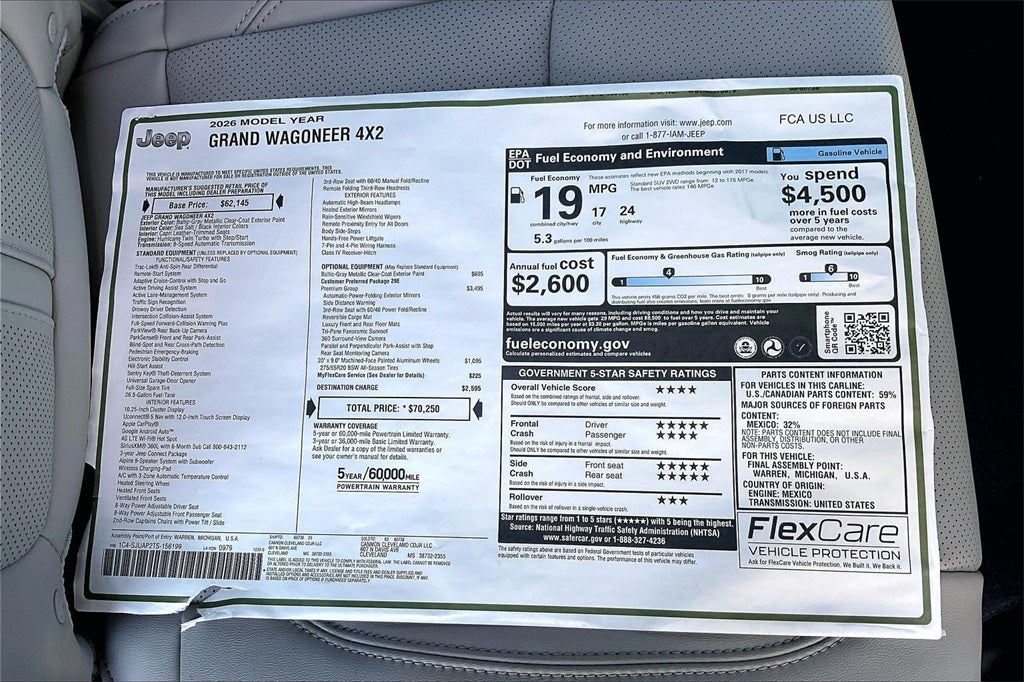 2026 Jeep Grand Wagoneer Base