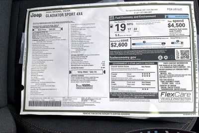 2026 Jeep Gladiator Sport