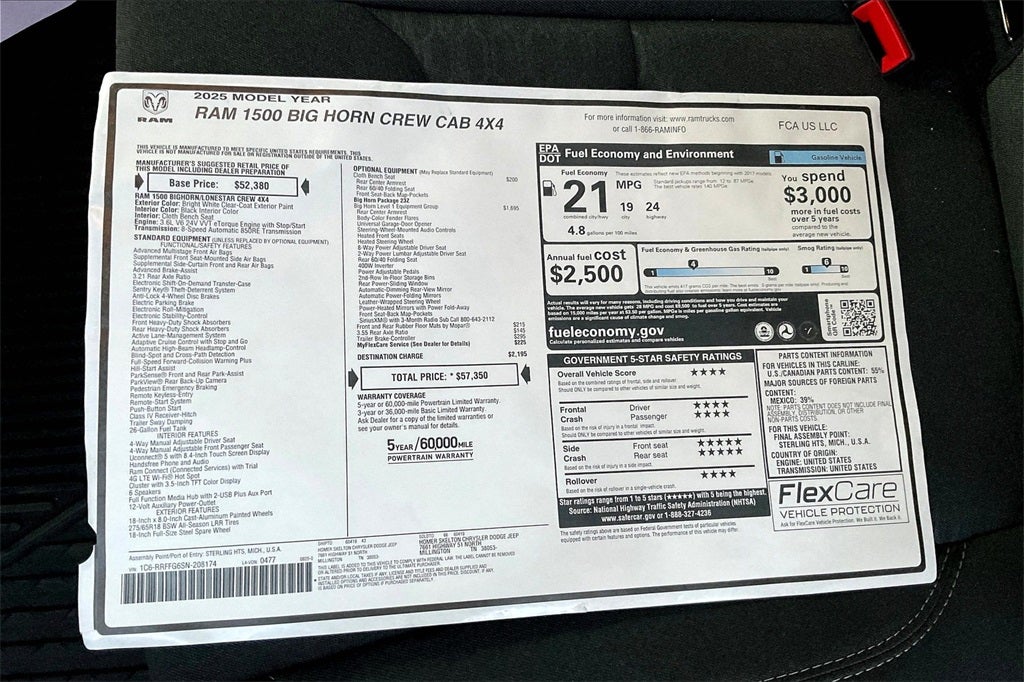 2025 RAM Ram 1500 Big Horn/Lone Star