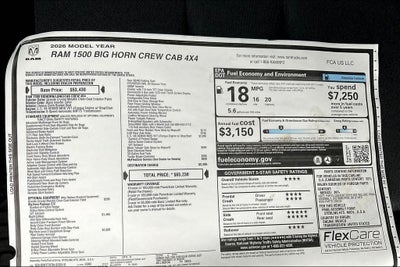 2026 RAM Ram 1500 Big Horn/Lone Star