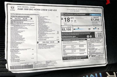 2026 RAM Ram 1500 Big Horn/Lone Star