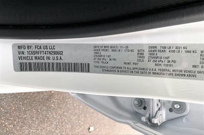 2026 RAM Ram 1500 Big Horn/Lone Star