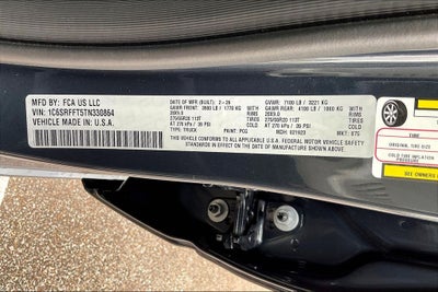 2026 RAM Ram 1500 Big Horn/Lone Star