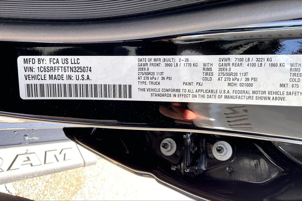 2026 RAM Ram 1500 Big Horn/Lone Star