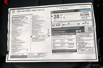 2026 RAM Ram 1500 Rebel