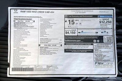 2026 RAM Ram 1500 RHO