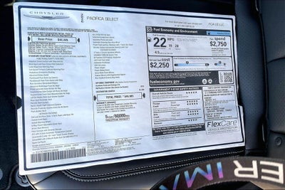 2026 Chrysler Pacifica Select