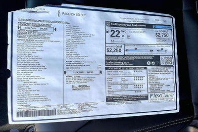 2026 Chrysler Pacifica Select