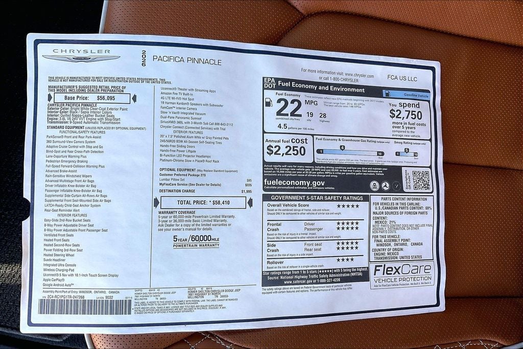 2026 Chrysler Pacifica Pinnacle
