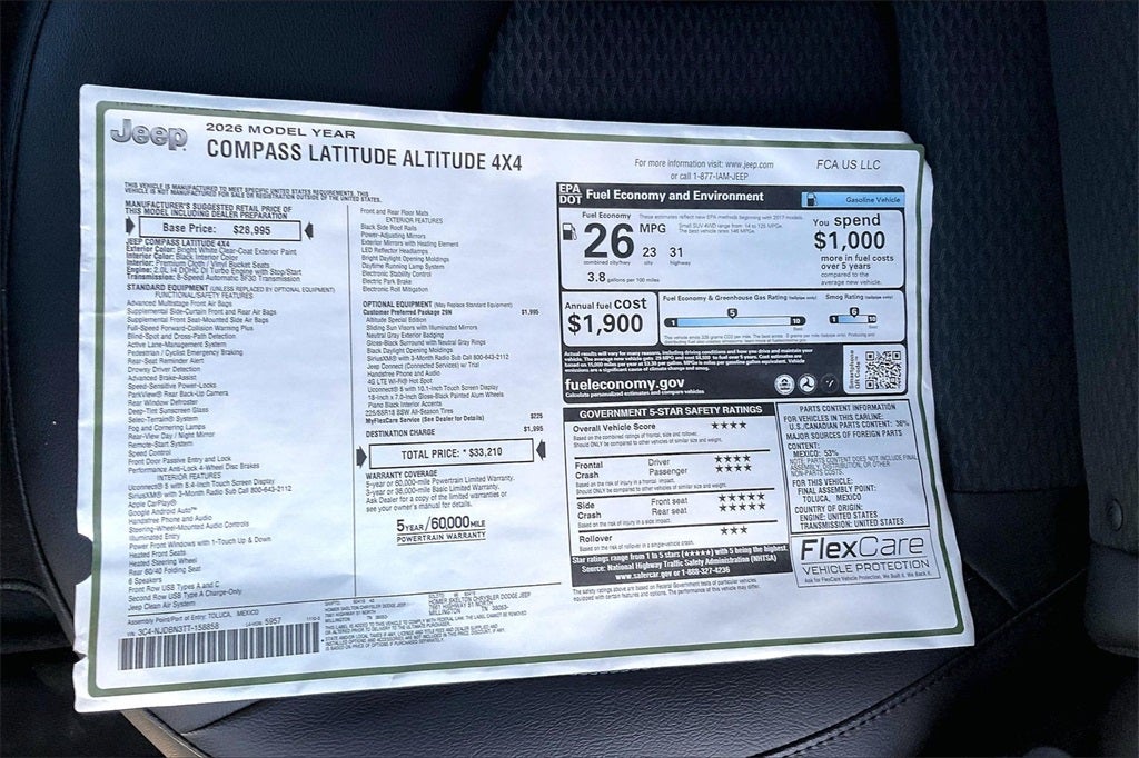 2026 Jeep Compass Latitude