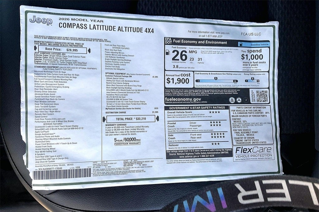 2026 Jeep Compass Latitude