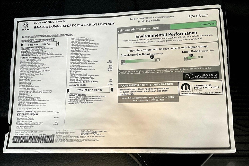 2026 RAM Ram 3500 Laramie
