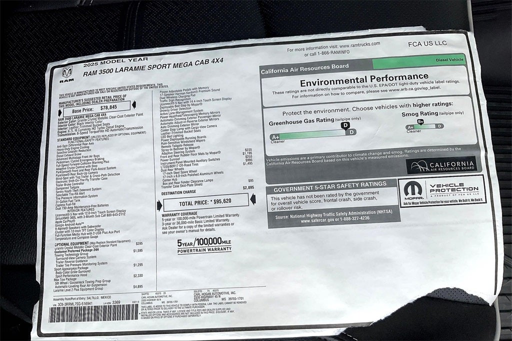 2025 RAM Ram 3500 Laramie