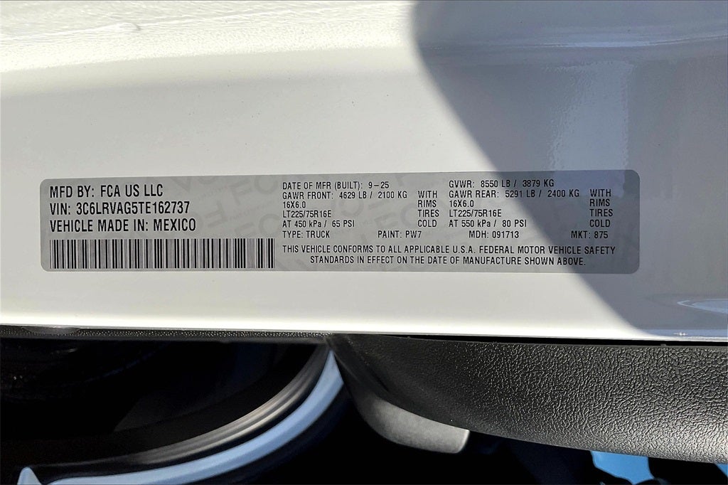 2026 RAM Ram ProMaster Low Roof