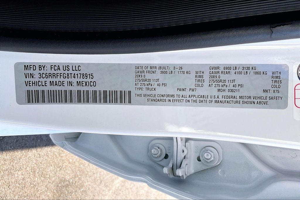 2026 RAM Ram 1500 Big Horn/Lone Star