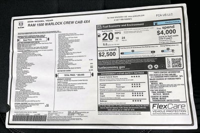 2026 RAM Ram 1500 Warlock