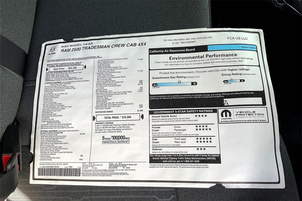 2024 RAM Ram 2500 Tradesman