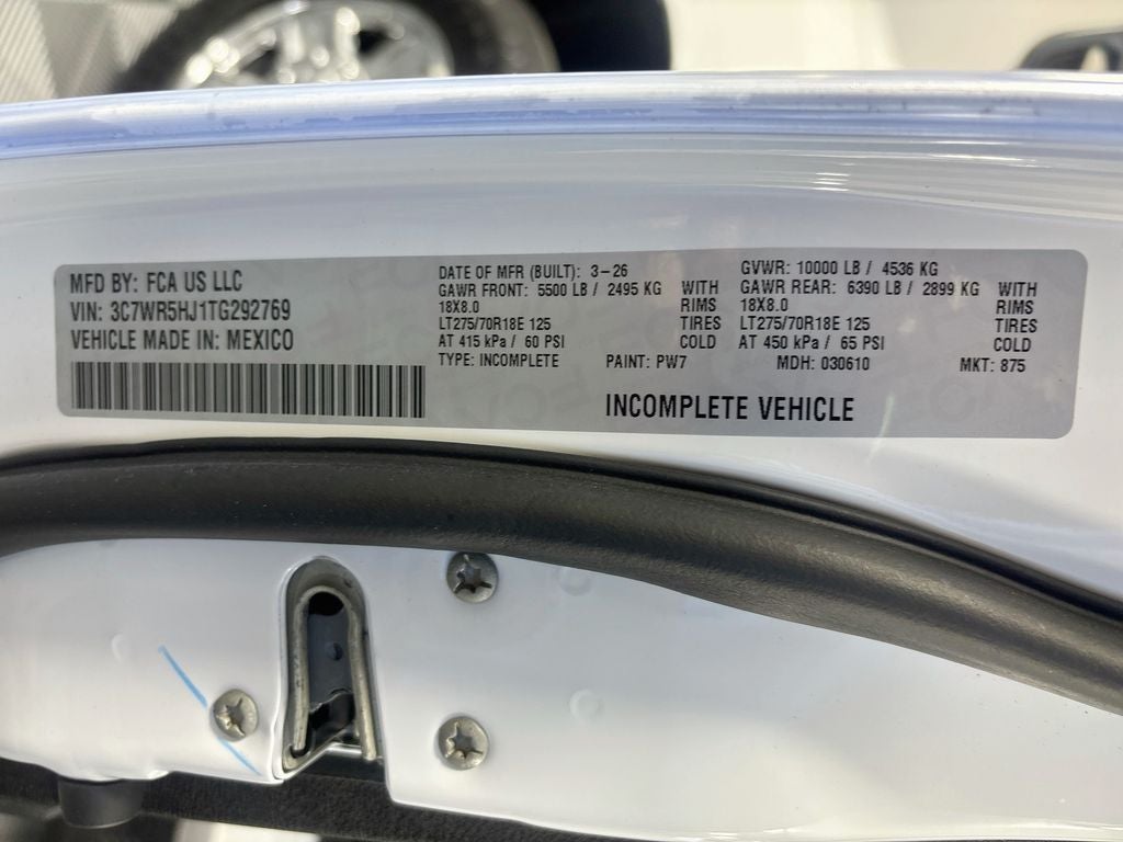 2026 RAM Ram 2500 Tradesman