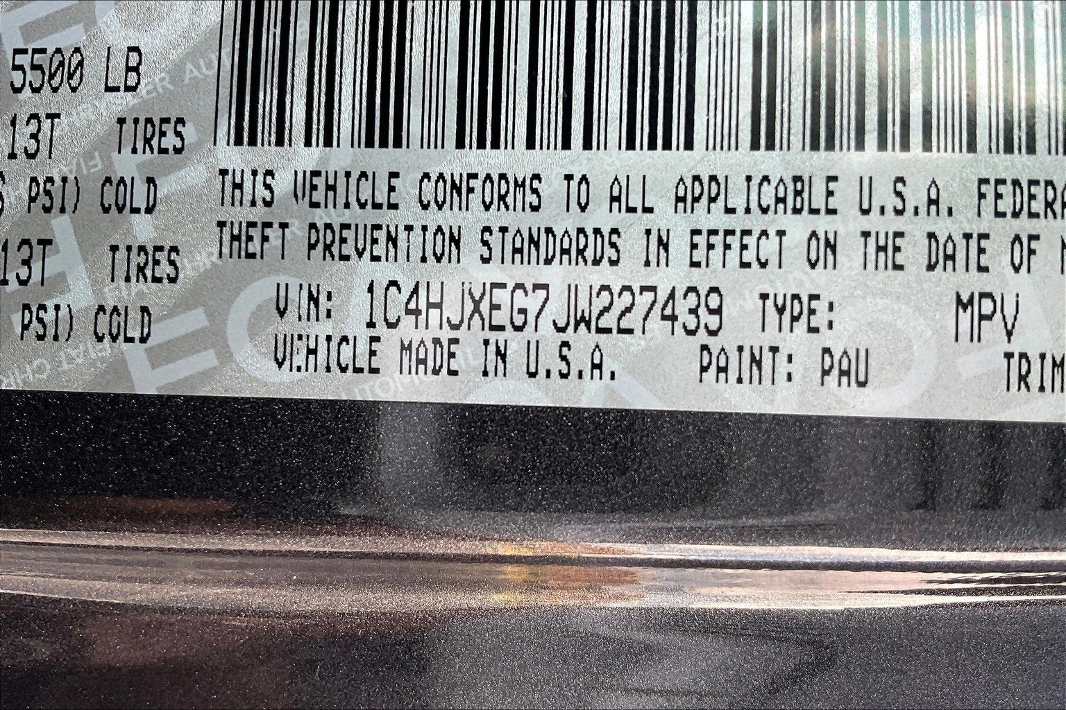 2018 Jeep Wrangler Unlimited Sahara