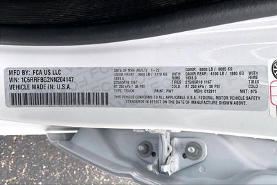 2022 RAM 1500 Big Horn/Lone Star