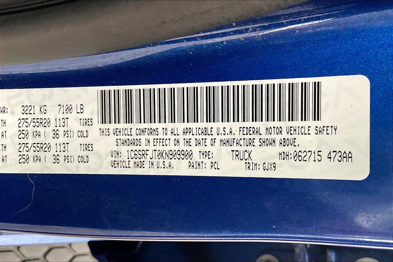 2019 RAM 1500 Laramie