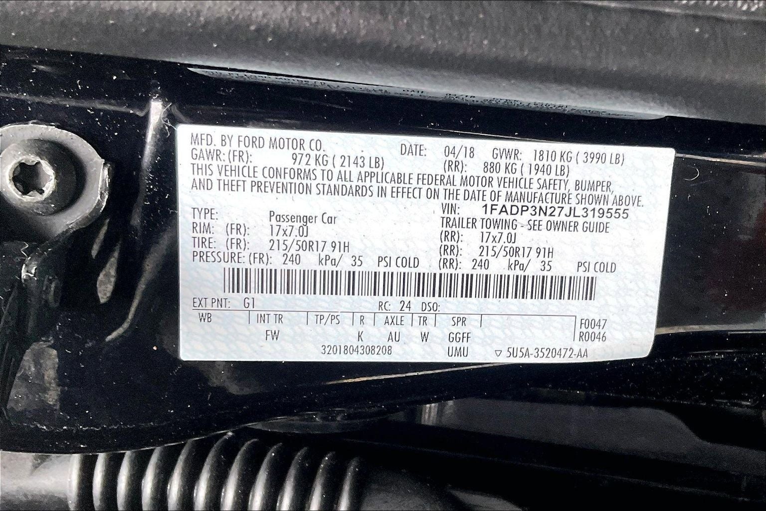 2018 Ford Focus Titanium