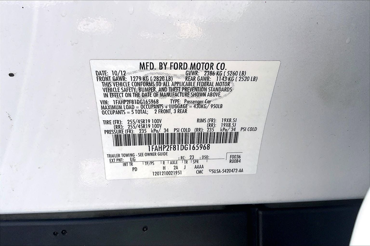 2013 Ford Taurus Limited