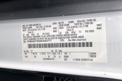2022 Ford Transit-350 XLT