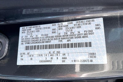 2025 Ford Escape Active