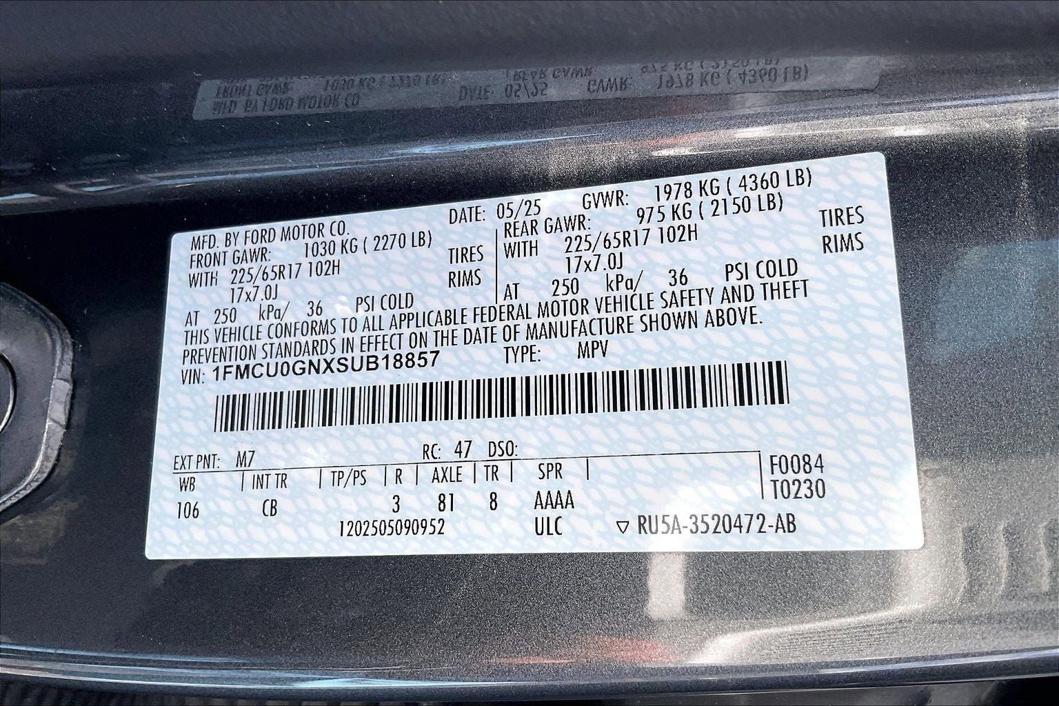 2025 Ford Escape Active