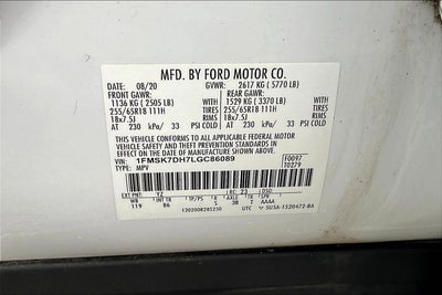 2020 Ford Explorer XLT