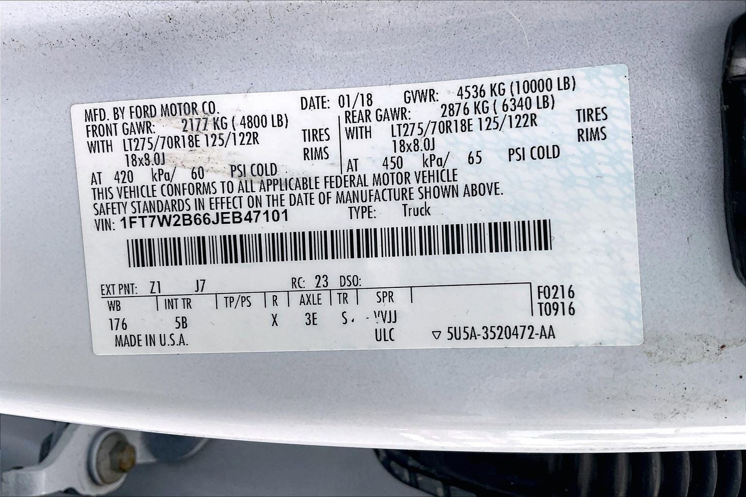 2018 Ford F-250SD Lariat