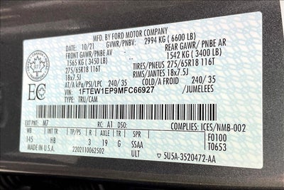 2021 Ford F-150 Lariat