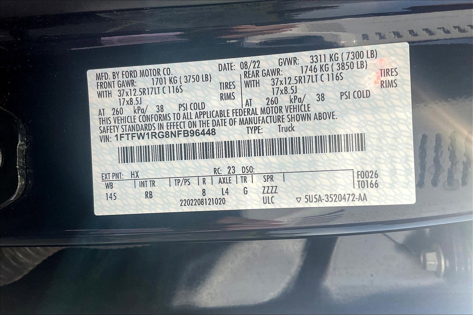 2022 Ford F-150 Raptor