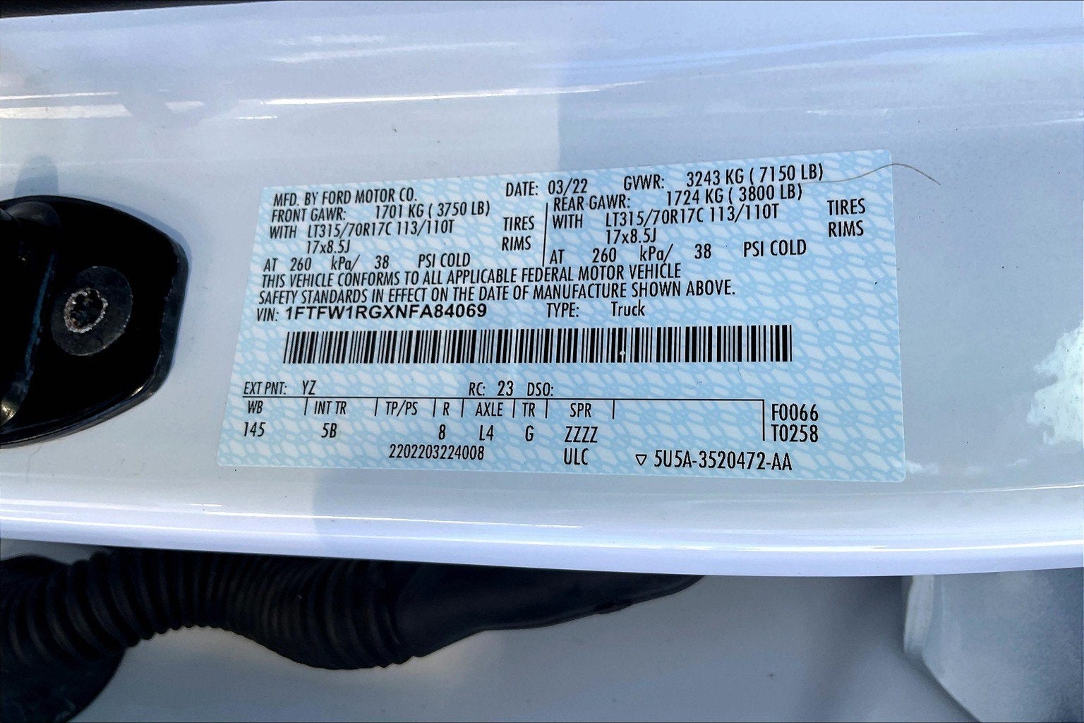 2022 Ford F-150 Raptor