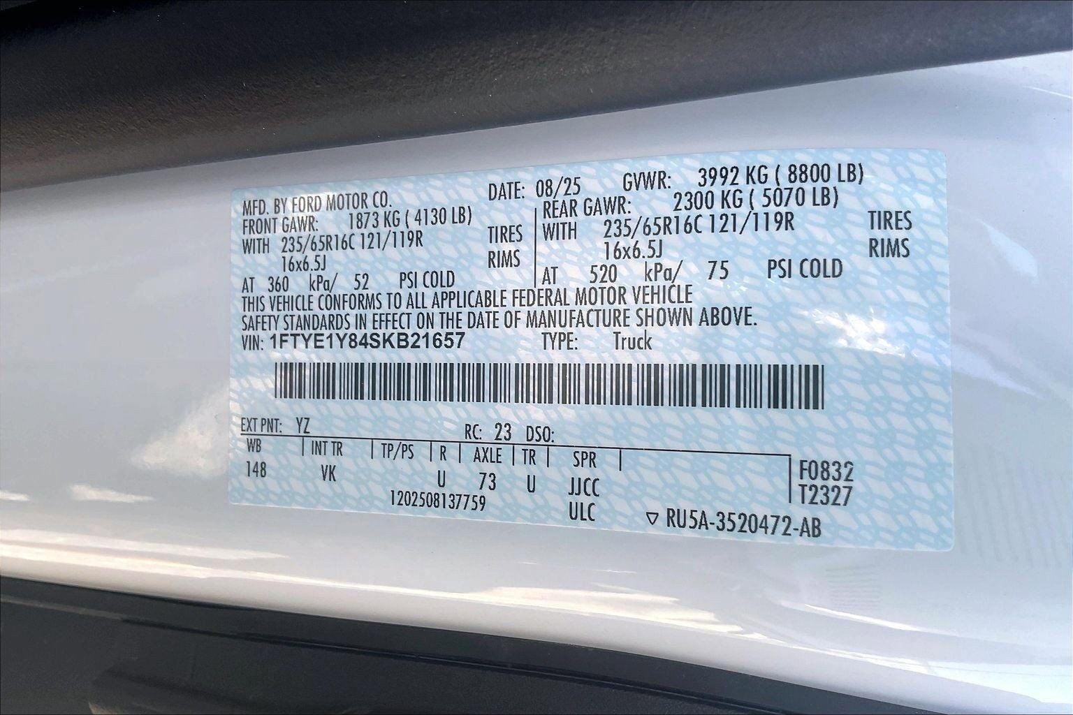 2025 Ford Transit-150 Base