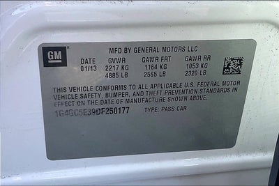 2013 Buick LaCrosse Leather Group