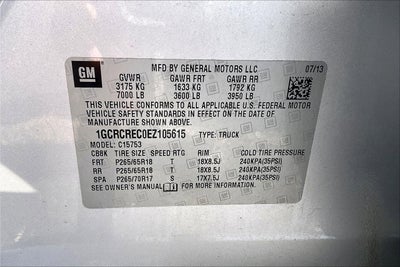 2014 Chevrolet Silverado 1500 LT LT1