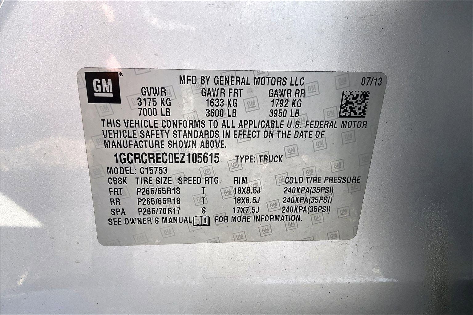 2014 Chevrolet Silverado 1500 LT LT1