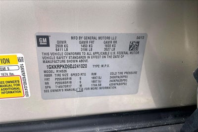 2013 GMC Acadia SLE-2