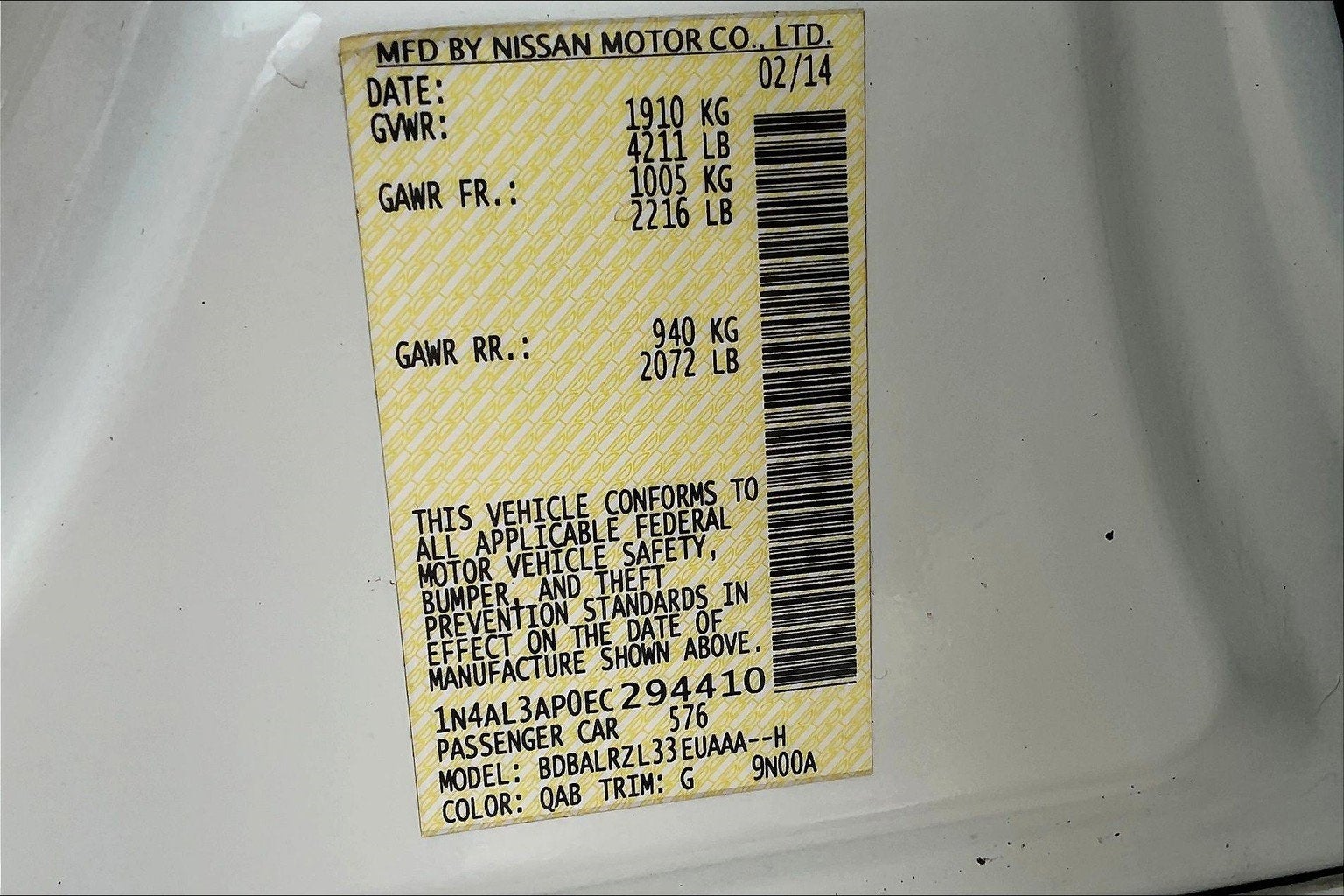 2014 Nissan Altima 2.5 S