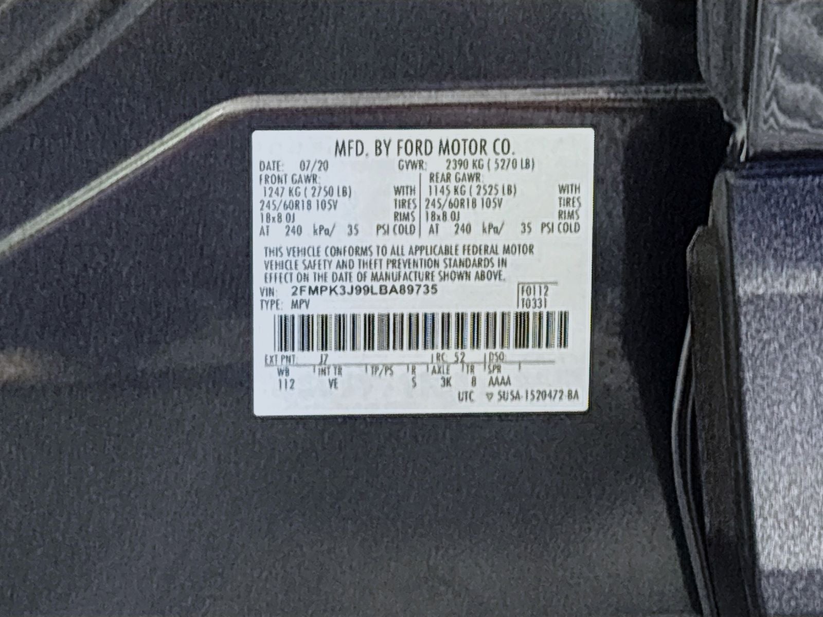 2020 Ford Edge SEL