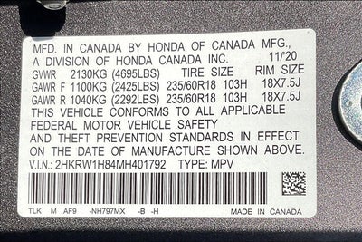 2021 Honda CR-V EX-L