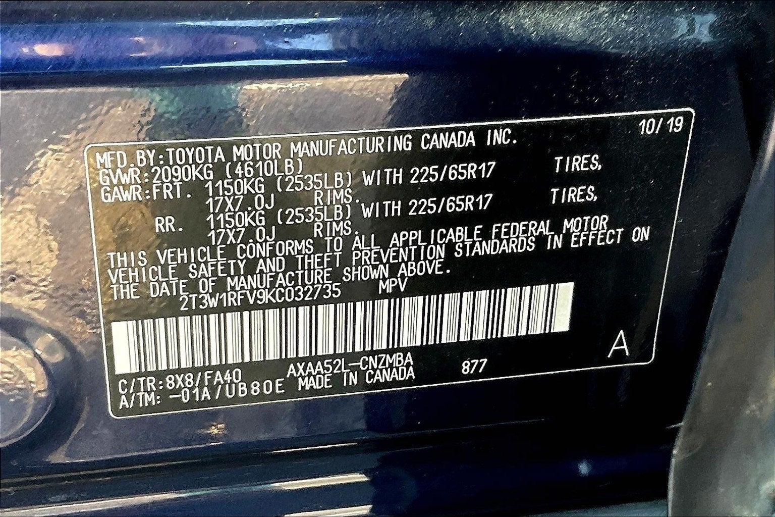 2019 Toyota RAV4 XLE