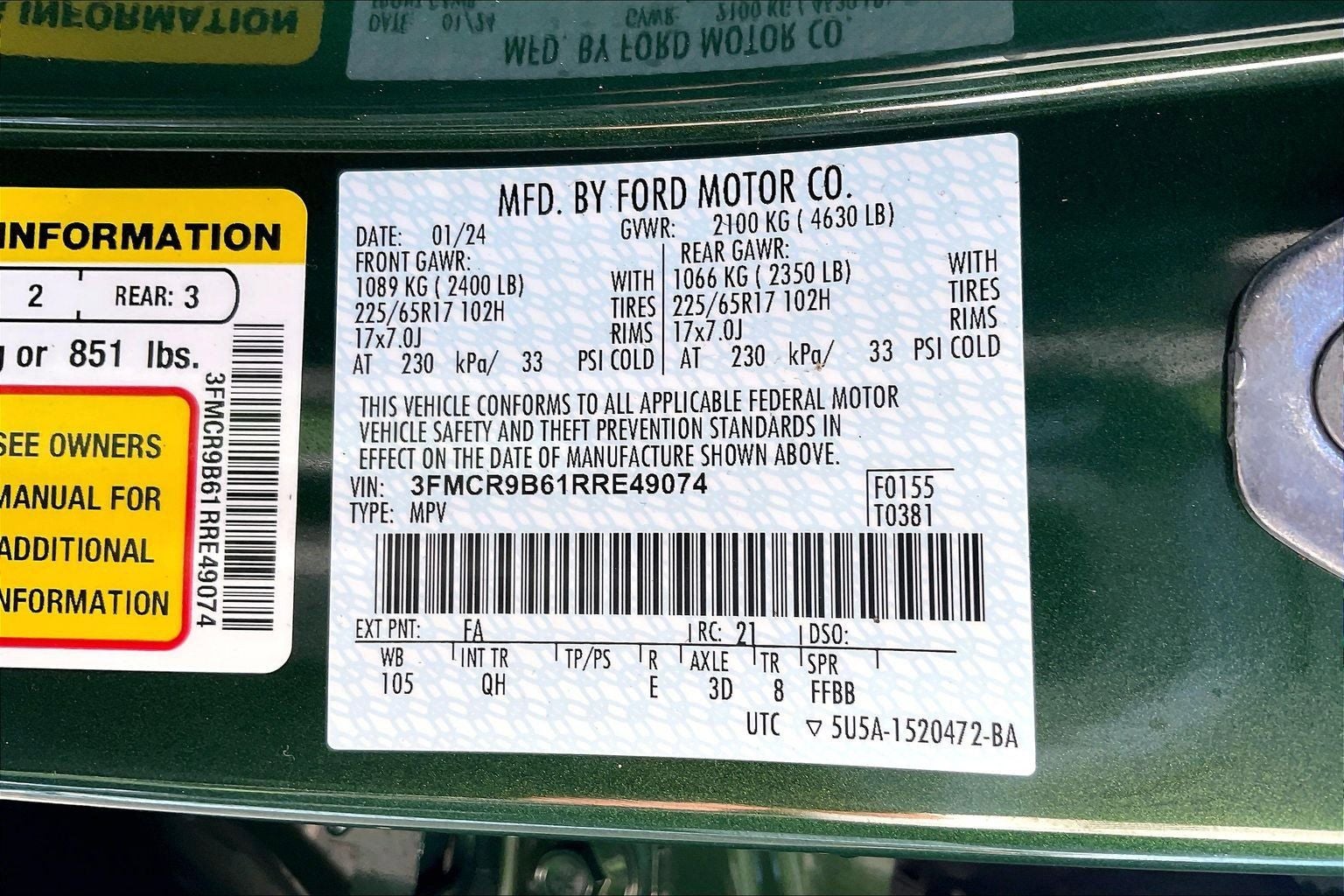 2024 Ford Bronco Sport Big Bend