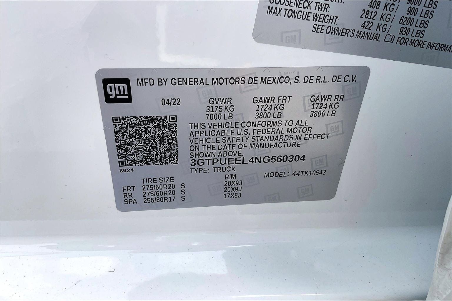 2022 GMC Sierra 1500 AT4