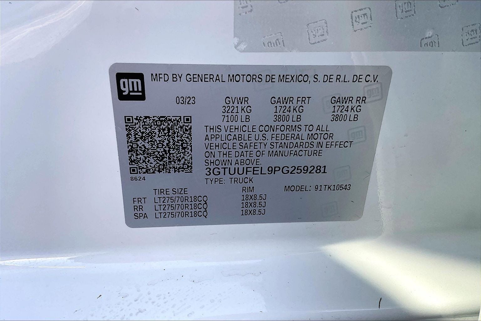 2023 GMC Sierra 1500 AT4X