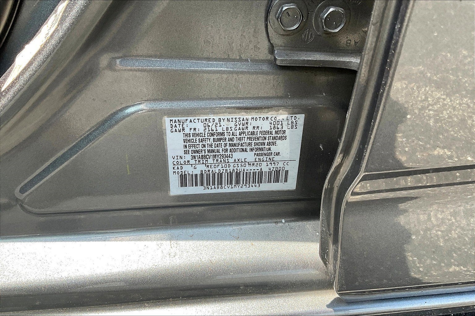 2021 Nissan Sentra SV