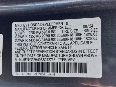 2025 Honda Pilot EX-L