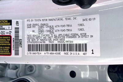 2019 Toyota Tacoma SR